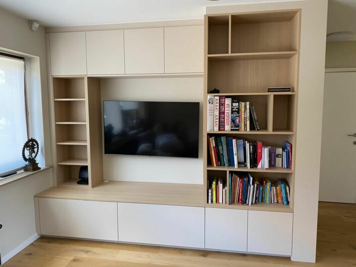 Meuble TV sur mesure en bois