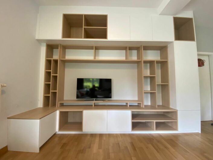 Meuble TV sur mesure en bois