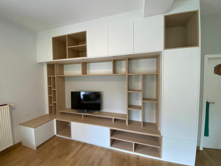 Meuble TV sur mesure en bois