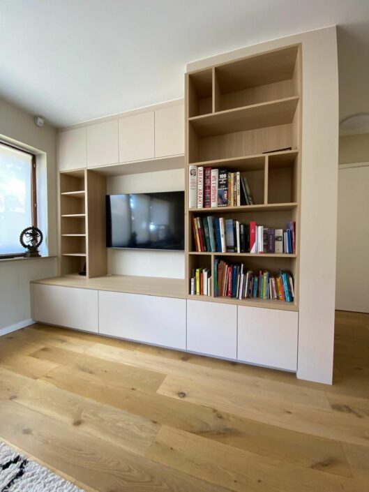 Meuble TV sur mesure en bois