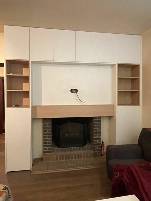 Meuble TV sur mesure en bois