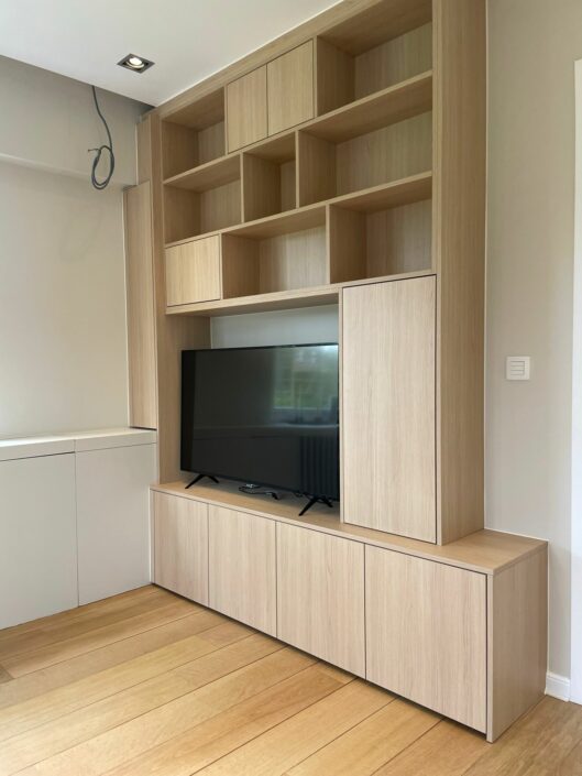 Meuble TV sur mesure en bois